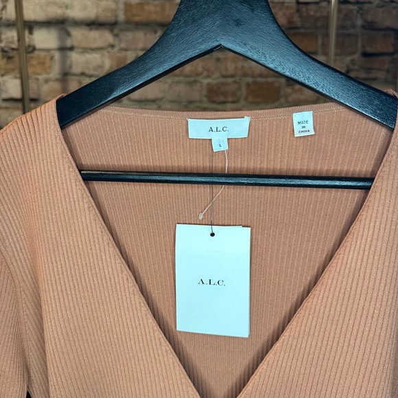 A.L.C. Madison Dress in Terracotta size large NWT - Picture 7 of 8